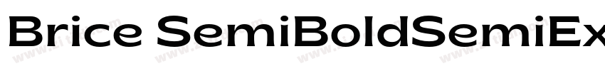 Brice SemiBoldSemiEx字体转换